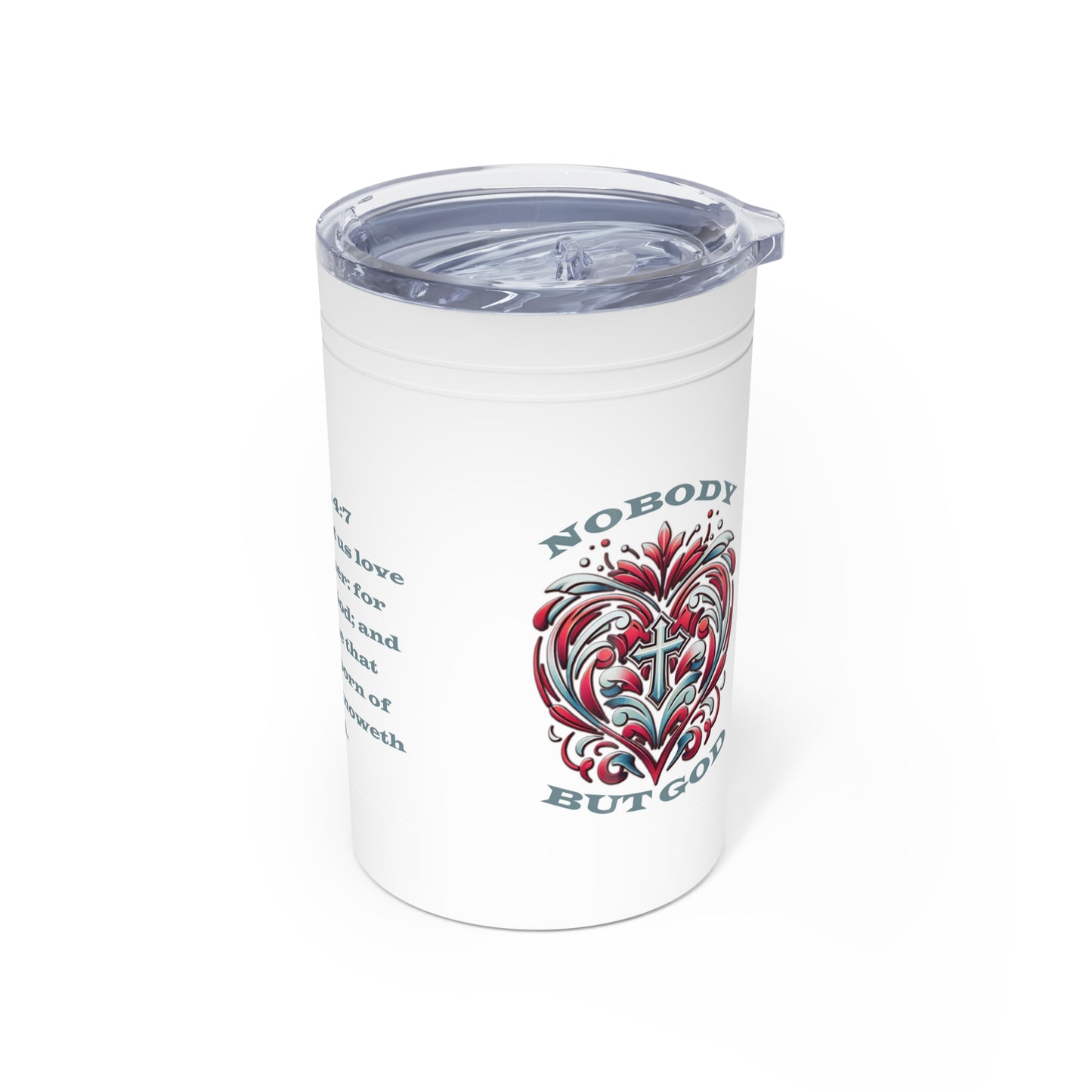 A heart filled with Faith 11oz tumbler