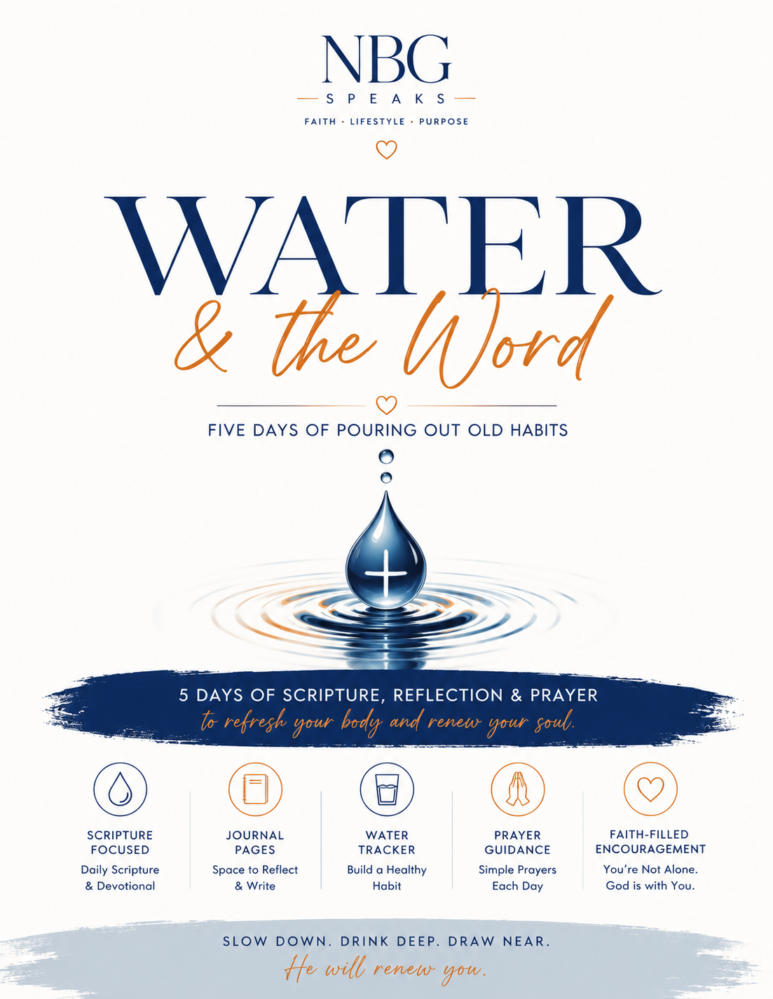 Water & the Word: Five Days of Pouring Out Old Habits