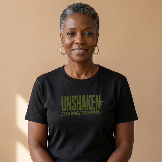 Unshaken Even When I’m Shaking Short Sleeve Tee