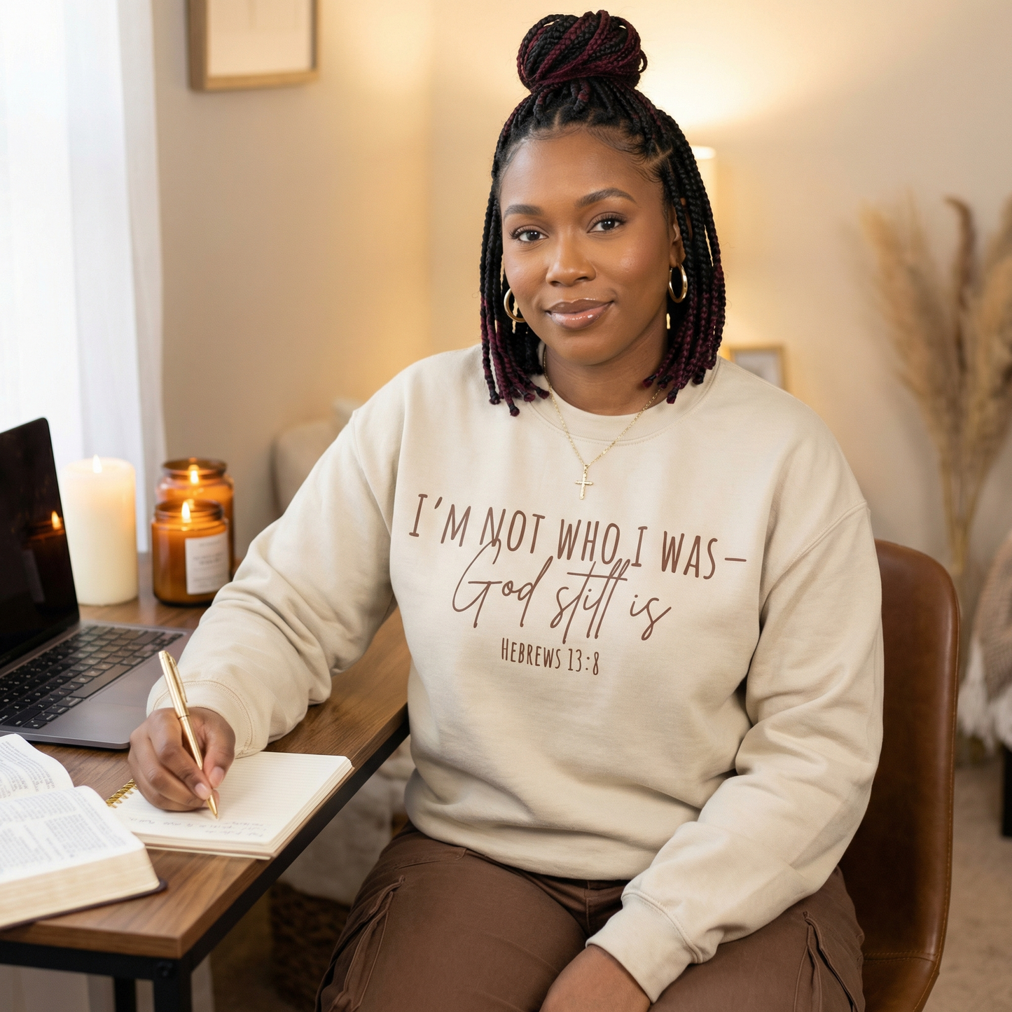 The 'God Still Is' Premium Crewneck