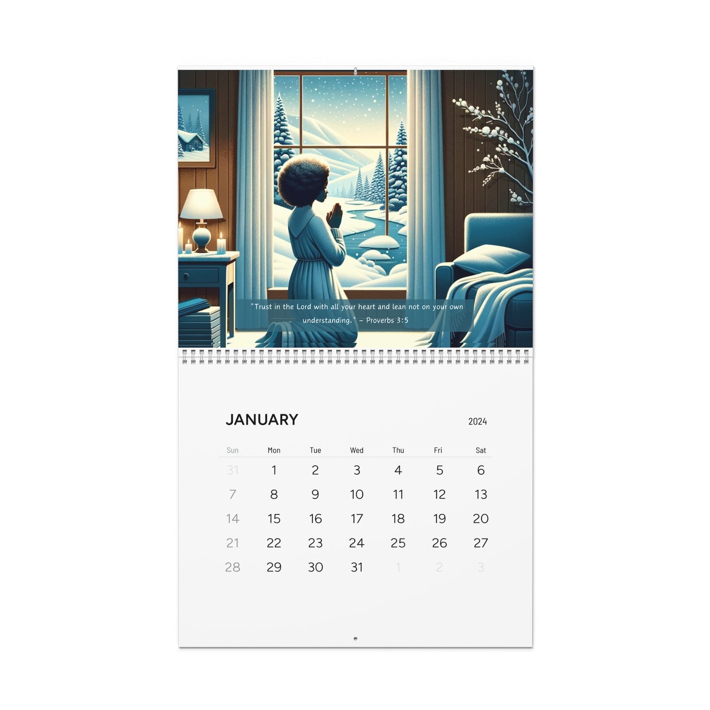 Faith Family Unity Wall Calendars (2024)