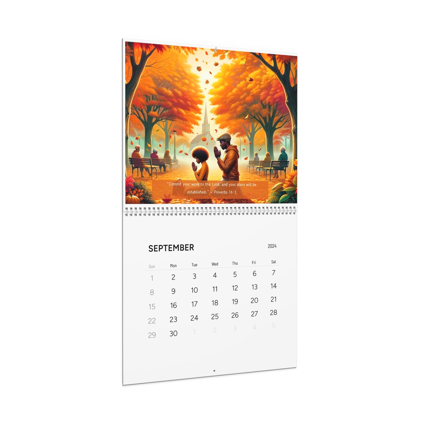 Faith Family Unity Wall Calendars (2024)