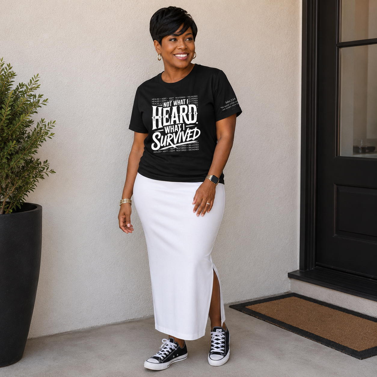 Not What I Heard, What I Survived -Unisex Tee