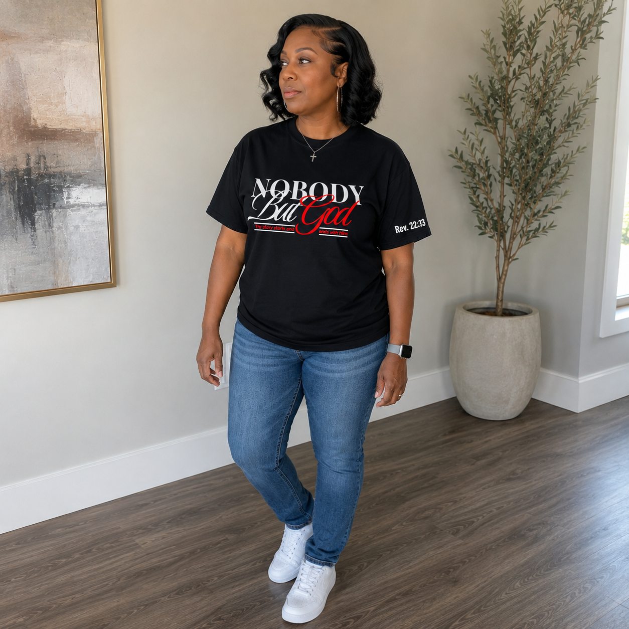 Nobody But God Statement Tee