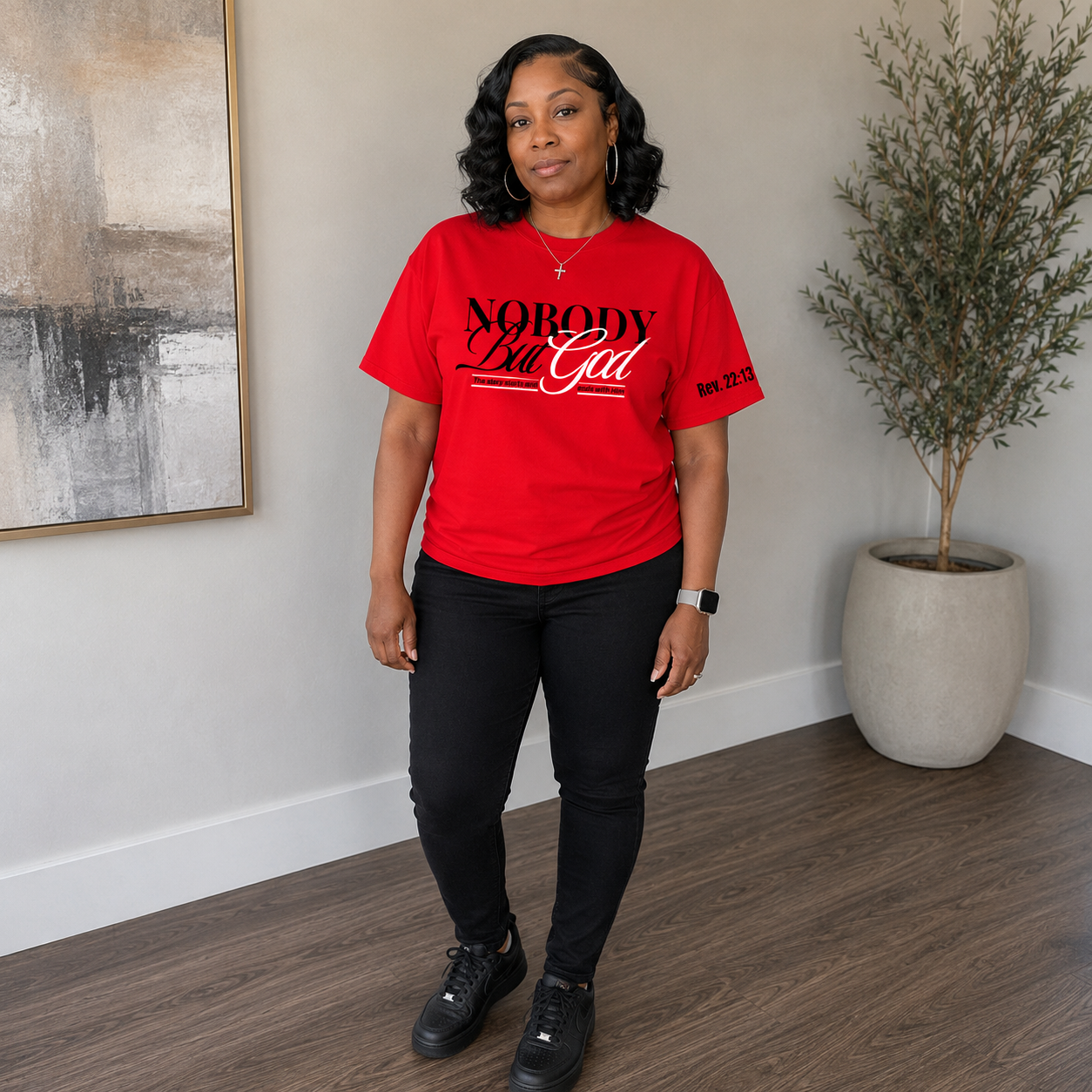 Nobody But God Statement Tee