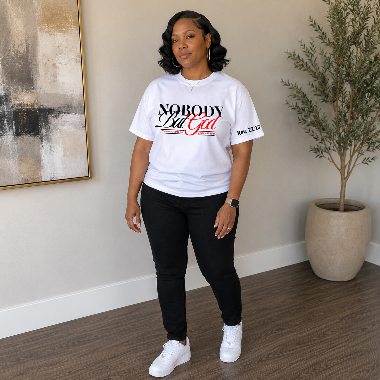 Nobody But God Statement Tee