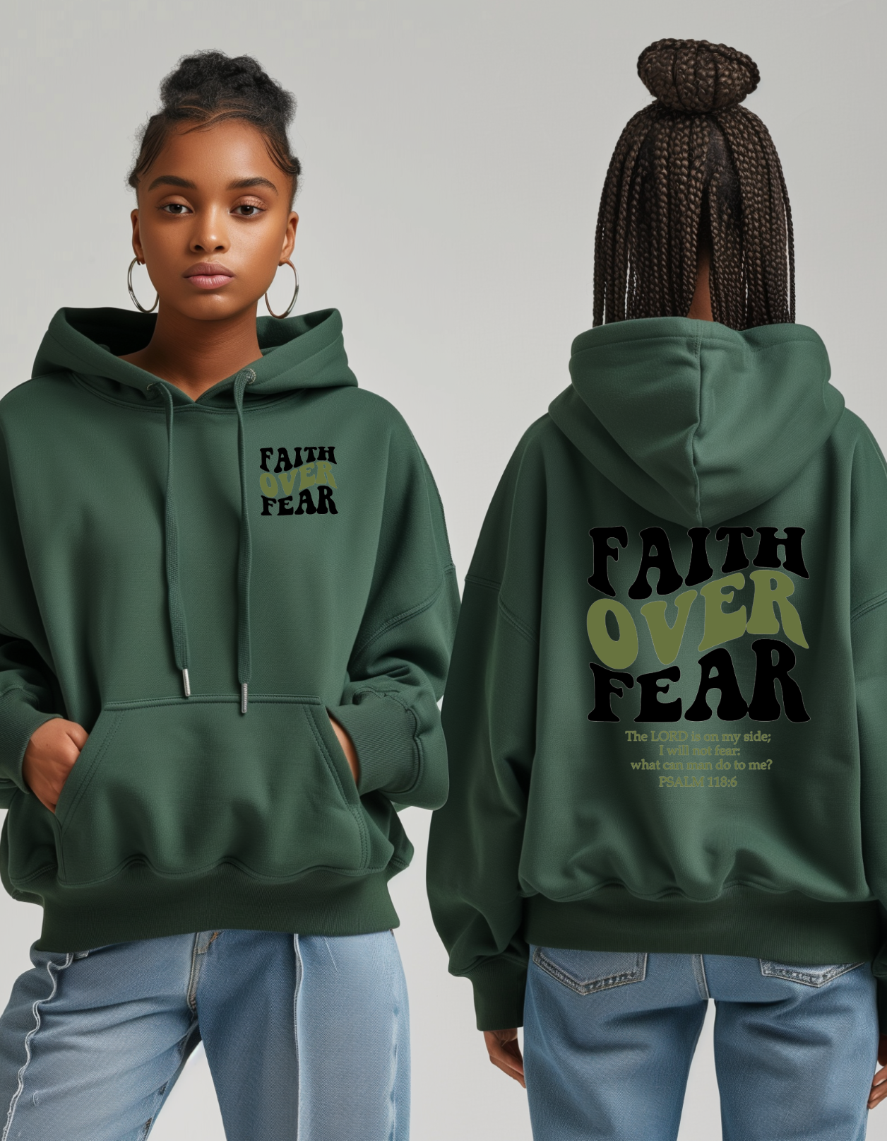 Faith Over Fear hoodies