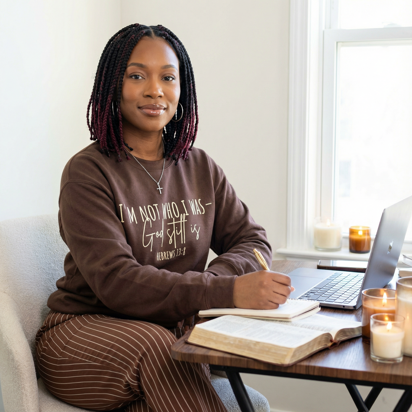 The 'God Still Is' Premium Crewneck