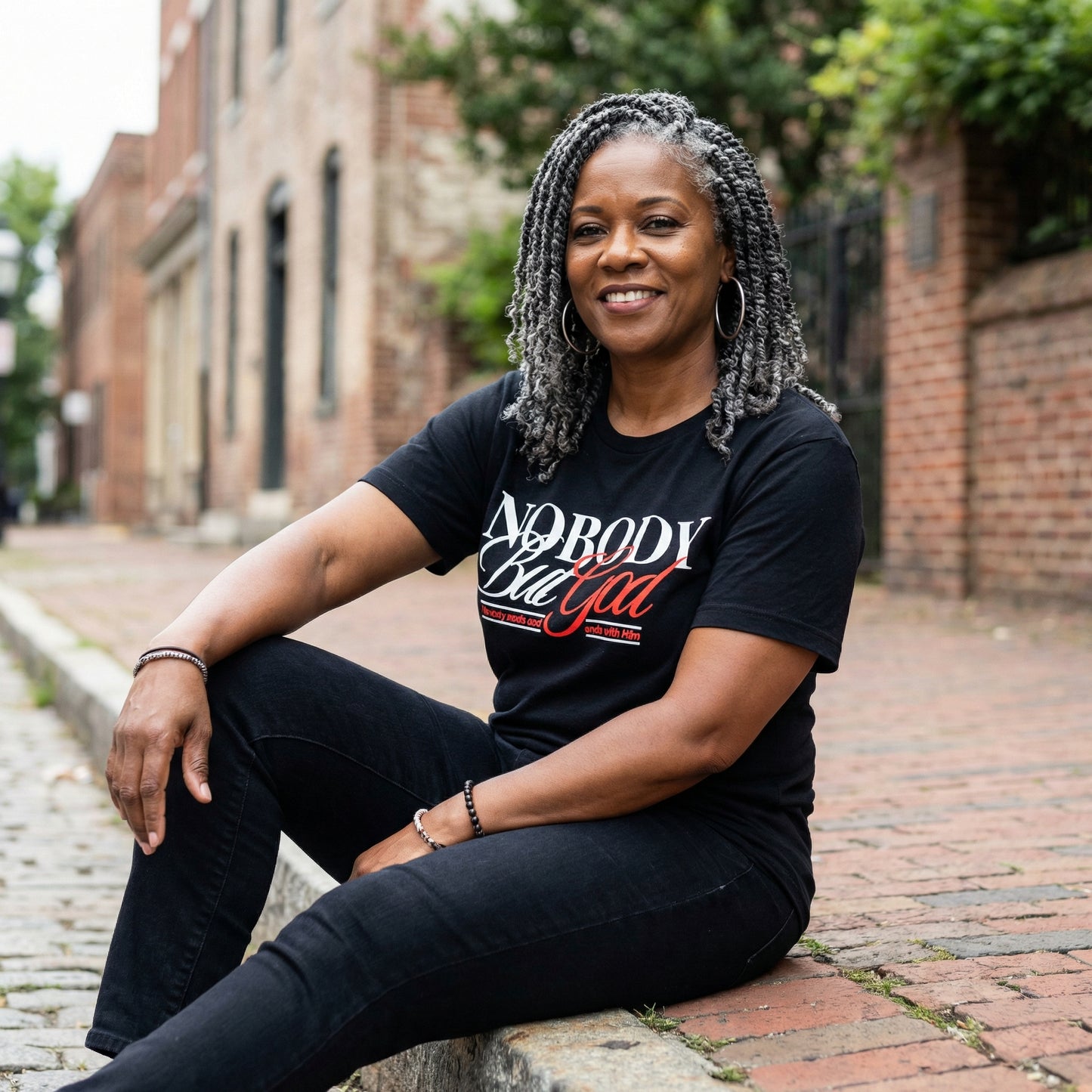 Nobody But God Statement Tee