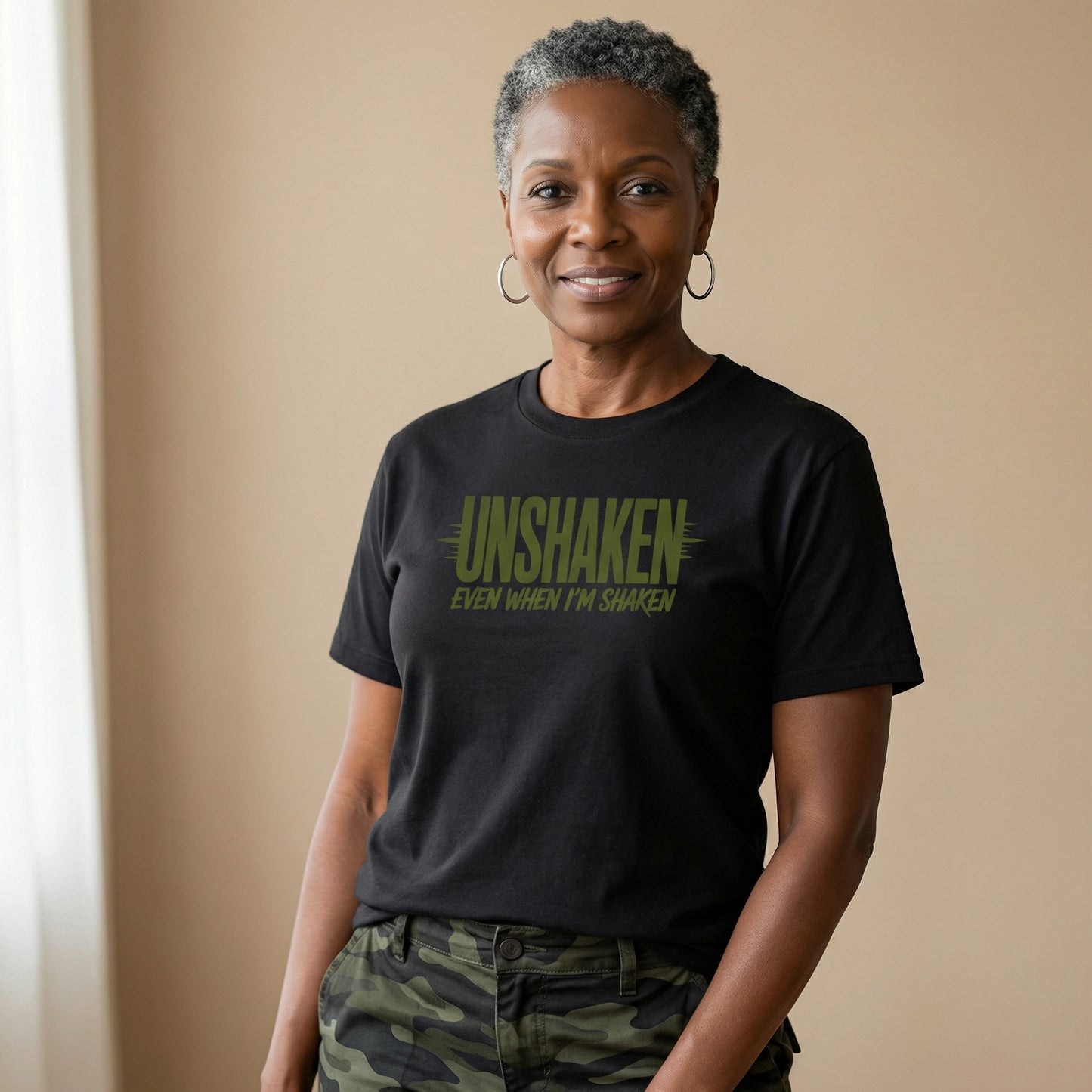 Unshaken Even When I’m Shaking Short Sleeve Tee