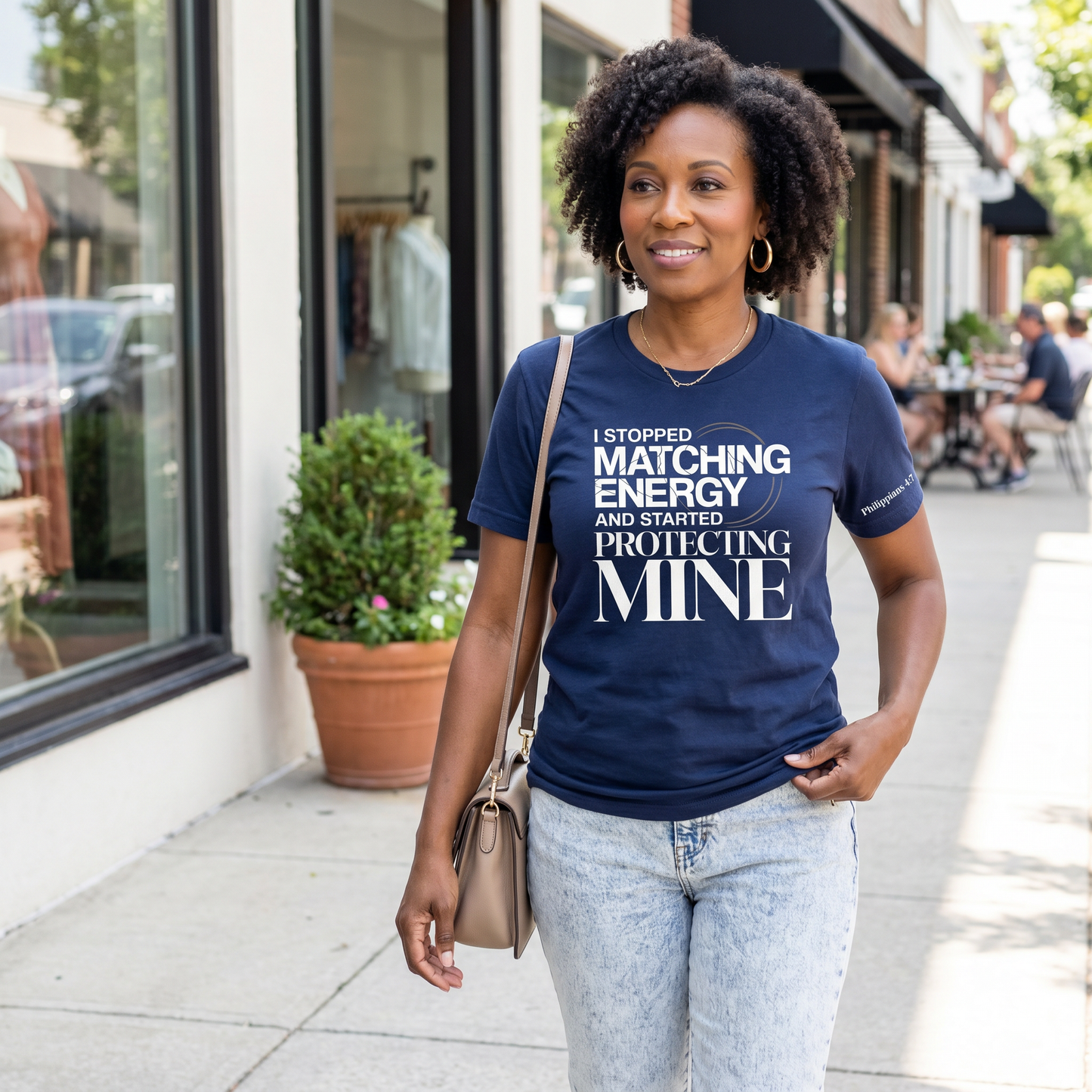 I Stopped Matching Energy and Started Protecting Mine Unisex Tee
